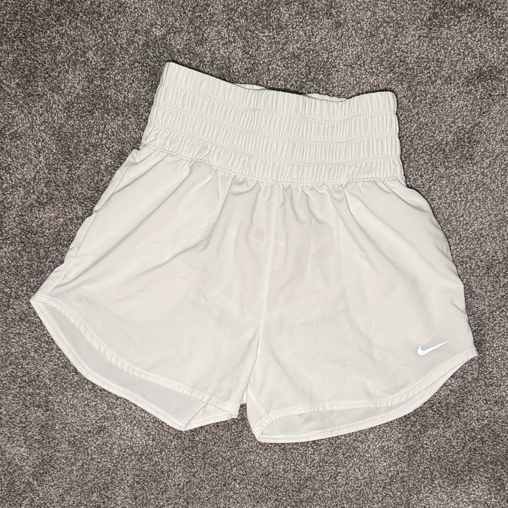 Nike Women's White Athletic Shorts